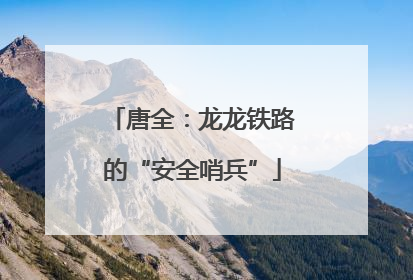 唐全：龙龙铁路的“安全哨兵”